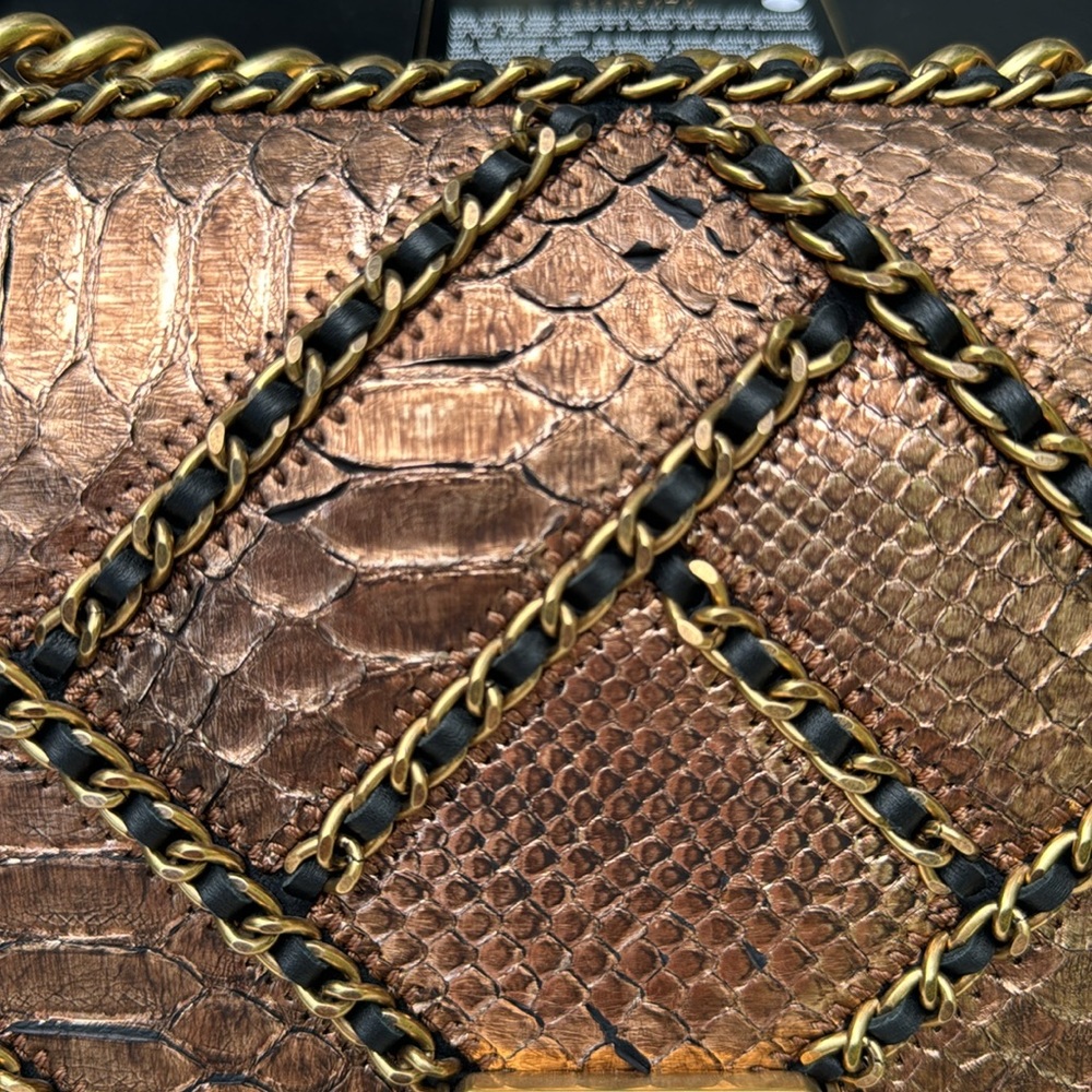 Chanel limited edition medium python boy bag - Picture 13 of 16